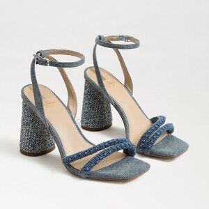 Kia Beads Block Heel Sandal